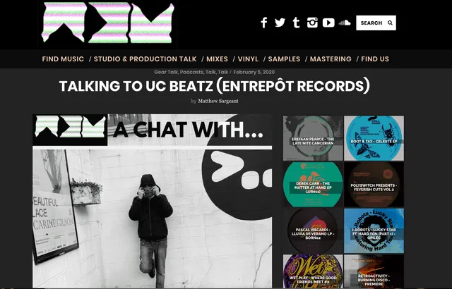UC Beatz drops the latest No Dough Music podcast & interview.