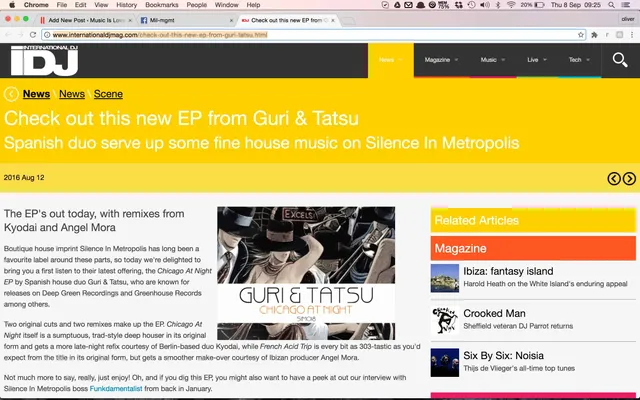 IDJ Mag reviews Silence in Metropolis