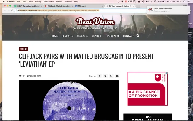 Beat Vision review Clif Jack