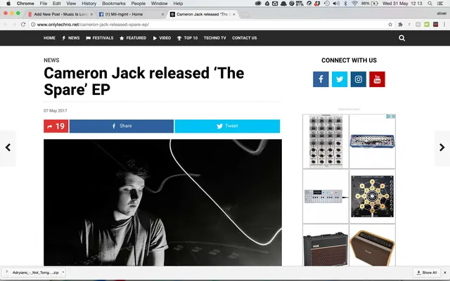 Only Techno review Cameron Jack