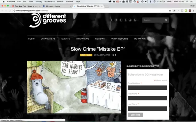 Different Grooves review Slow Crime
