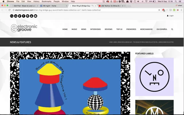 Electronic Groove review BBC001