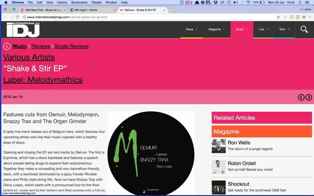 IDJ Magazine review