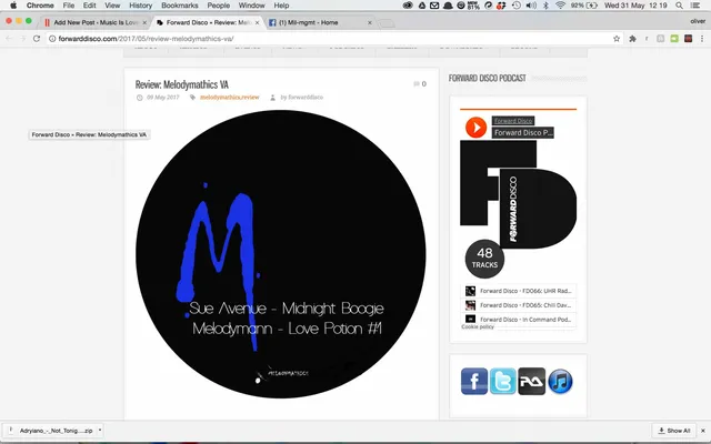 Forward Disco review Melodymathics