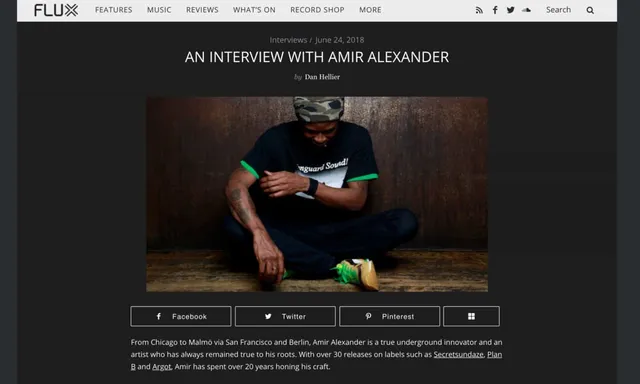 Flux Interview Amir Alexander