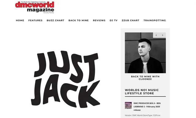 DMC World Magazine interview Just Jack