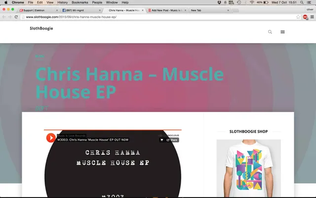 SlothBoogie review Chris Hanna’s fierce new release