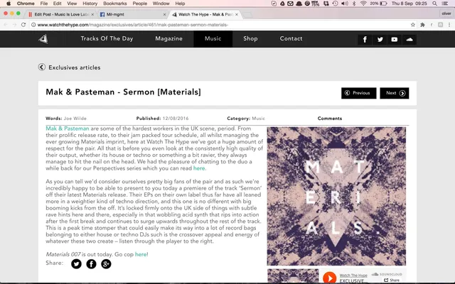 Watch the Hype premiere Mak & Pasteman