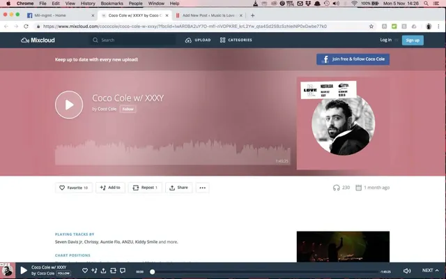&nbsp;Coco Cole radio Play
