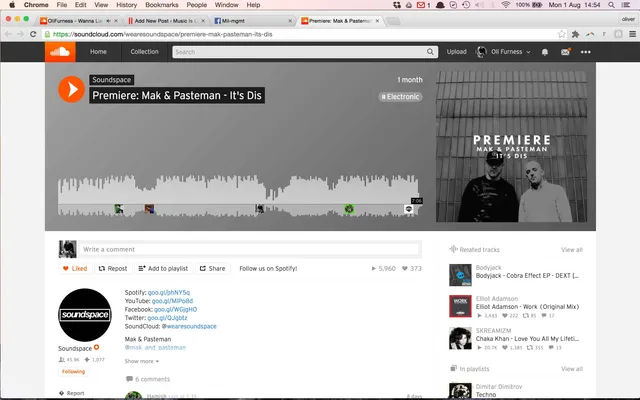 Soundspace premiere the new Mak & Pasteman ep