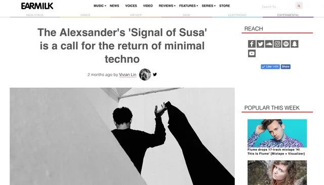 EARMILK&nbsp; review&nbsp;The Alexsander