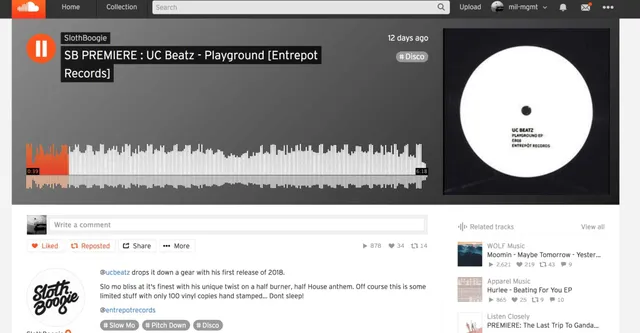 SlothBoogie premiere UC Beatz