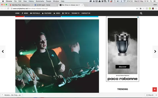 Only Techno review Ben Straw
