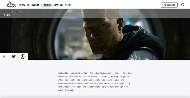 Attack Magazine run an interview with Exos