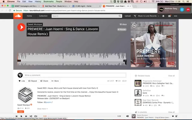 Sweet Musique premiere Jovann’s killer remix