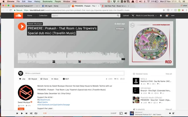 Sweet Musique premiere Jay Tripwire