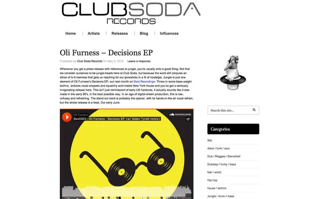 Club Soda get to grips with Dext003 – Decisions EP