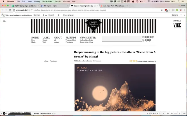 Trndmusik.de review Miyagi’s album
