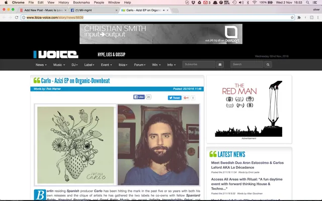 Ibiza voice take alook at ODB