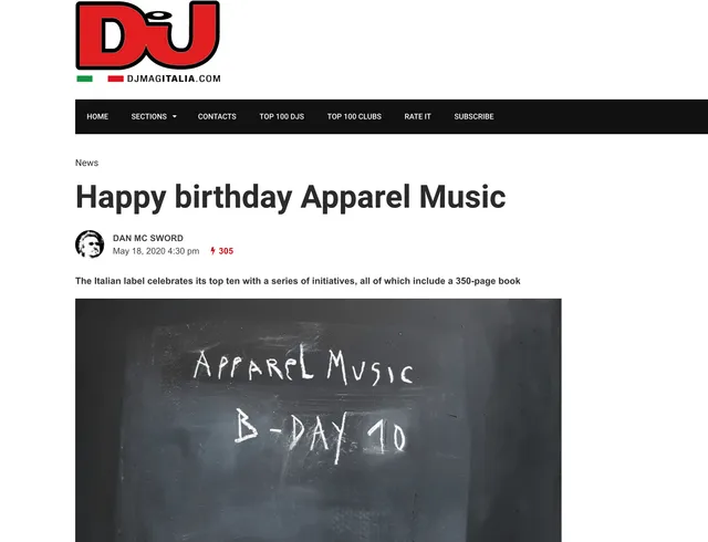 DJ MAG Italia&nbsp;review