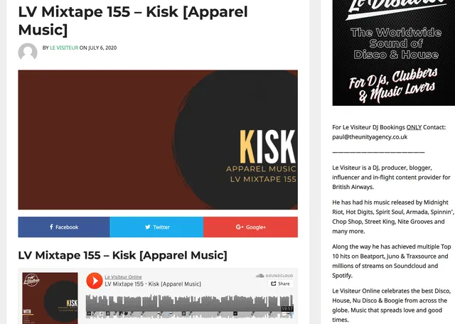 Le Visiteur guest mix