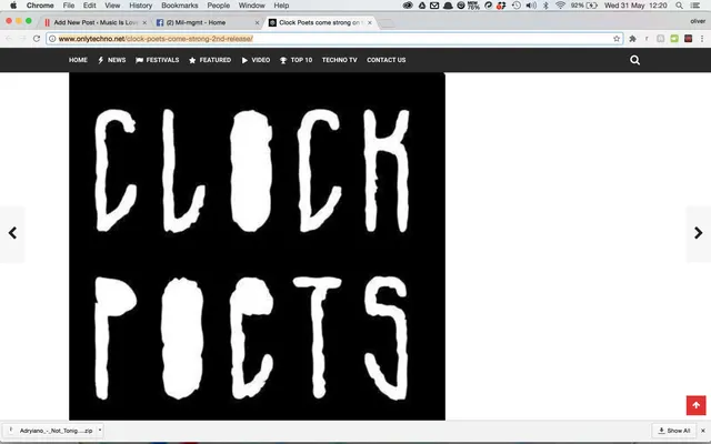 ONLY TECHNO review Clock Poets