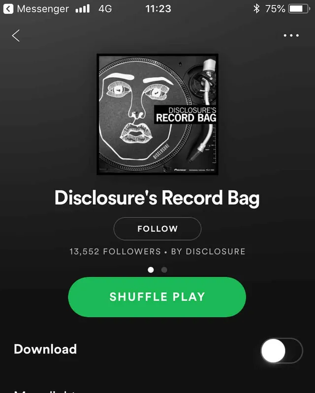 Disclosure spotify playlist inclusion
