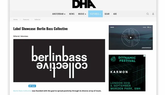 Deep House Amsterdam&nbsp;label showcase – Berlin Bass Collective