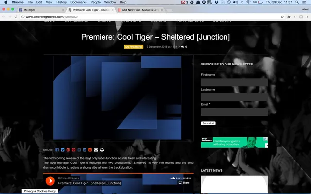 Junction Records Premiered