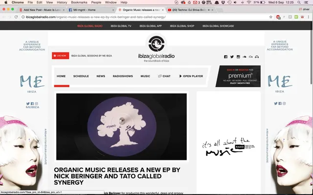 Ibiza Global Radio review Organic