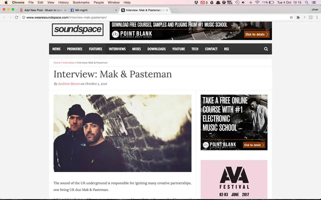 Soundspace Interview Mak & Pasteman