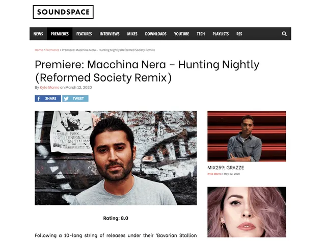 Soundspace&nbsp;premiere
