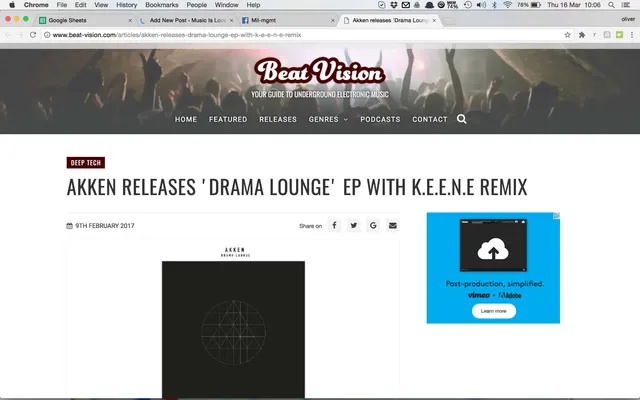 Beat Vision review Drama Lounge
