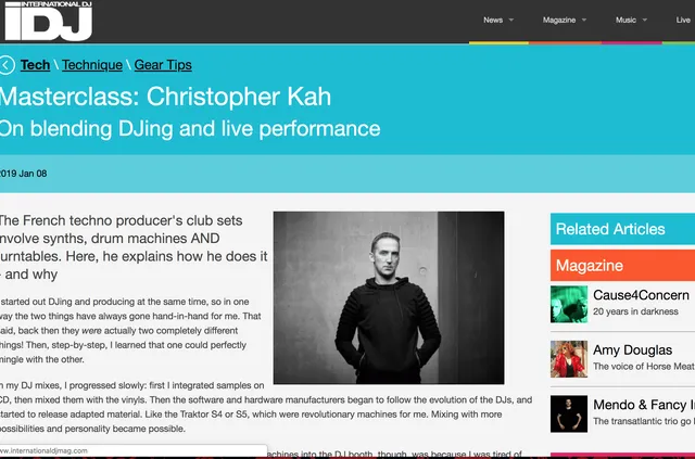 IDJ Magazine talks to C Kah.