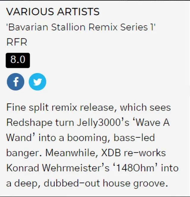 DJ Mag&nbsp;for their review of&nbsp;RFR-Records&nbsp;