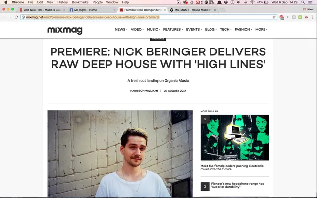 Mixmag Premiere Organic