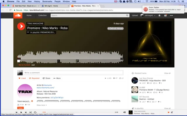 &nbsp;Trax Magazine&nbsp;premiere detroits&nbsp;Niko Marks&nbsp;