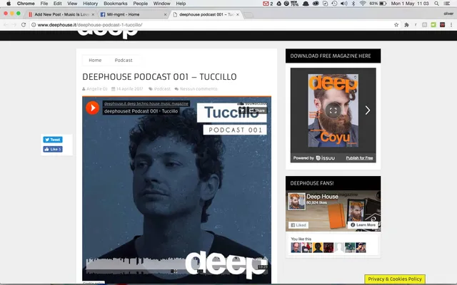 Tuccillo drops a podcast  Deephouse.it