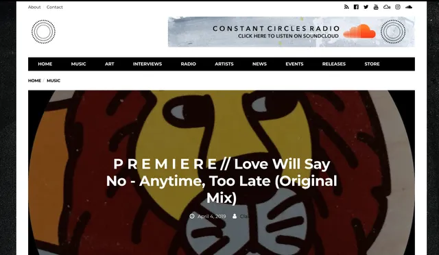 Constant Circles premiere
