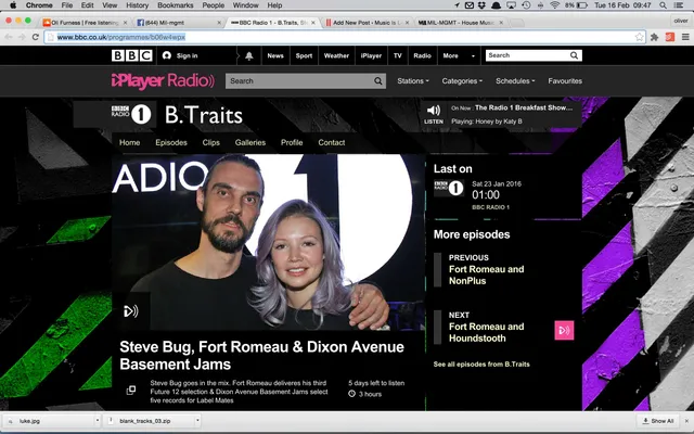 BodyJack on BBC Radio 1