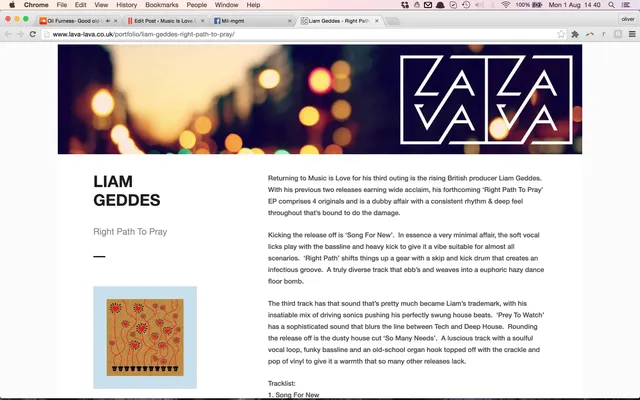 Lava Lava review Music is Love Records