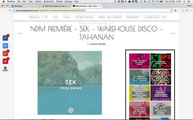 NDM premiere SEK