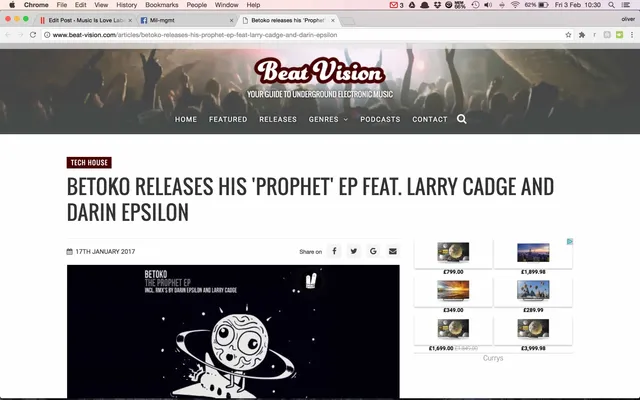 Beat Vision review Smiley Fingers