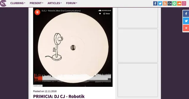 Clubbingspain.com premiere DJCJ – Robotik