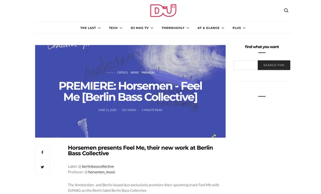 DJ Mag España premiere Berlin Bass Collective