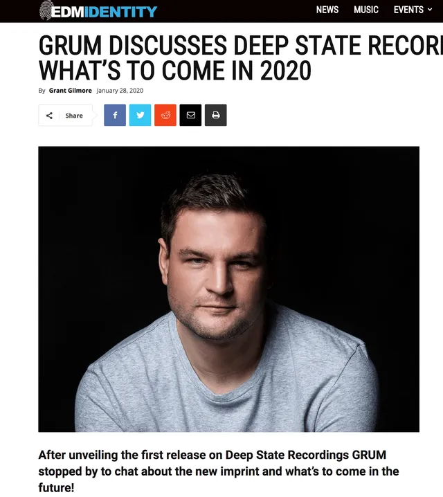 Grum interviewed by EDM Identity