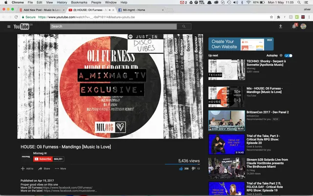 Mixmag premiere Music is Love