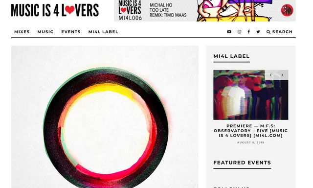 Music is 4 Lovers&nbsp;premiere&nbsp;David Marston&nbsp;&&nbsp;No Regular Play&nbsp;