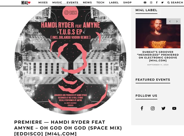Music is 4 Lovers premiere HAMDI RYDER