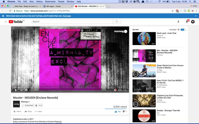 Mixmag TV premiere Enclave